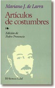 Portada de: Artículos de costumbres