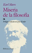 Portada de: Miseria de la filosofia