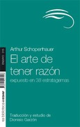 Portada de: El arte de tener razón